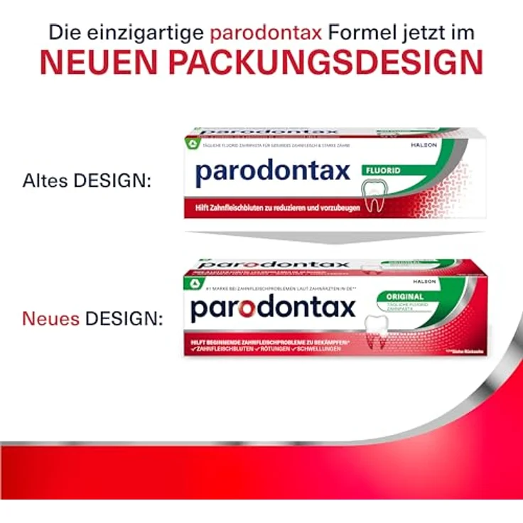 Parodontax Original Zahncreme, effektive Zahnpasta zur Plaque-Entfernung, 100 ml – Bild 9
