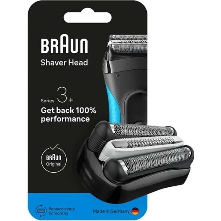 Braun Zubehör Combipack 32B, Scherkopf und Schneidsatz für Series 3+ und ProSkin Rasierer, Hautfreundlich und präzise Rasur – Bild 7