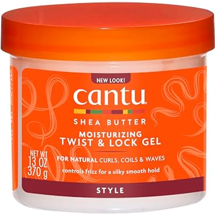 CANTU Sheabutter Twist & Lock Gel, feuchtigkeitsspendend, 370 g, ohne Sulfate und Silikone – Bild 1
