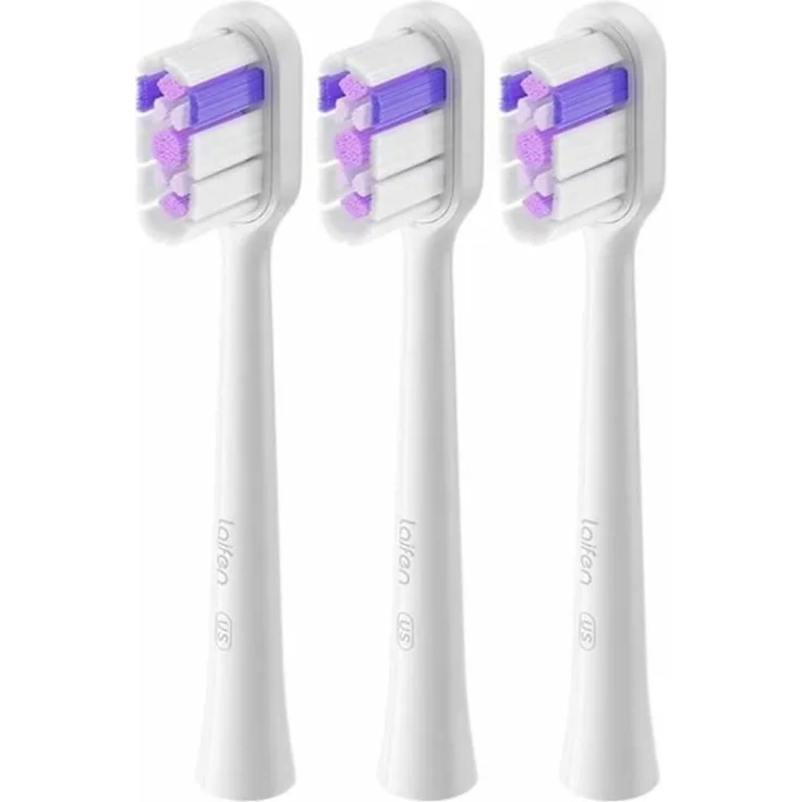 Laifen Wave Ultra-Whitening Bürstenköpfe, 3er Pack für effektive Zahnaufhellung, sanft zu Zahnfleisch und Zähnen