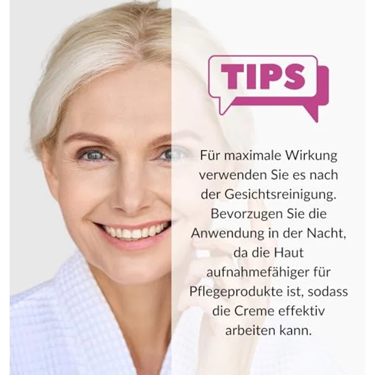 M PURE MINERAL DEAD SEA COSMETICS Pure Mineral - Supreme Feuchtigkeitscreme mit Kollagen - Totes Meer Mineralien, Tiefe Hydratation, Straffung, Ohne Silikone, Sulfate, Parabene - 50ml – Bild 5