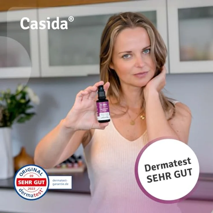 Casida Niacinamide Serum 30 ml, regenerierendes Gesichtsserum für verfeinertes Hautbild – Bild 6