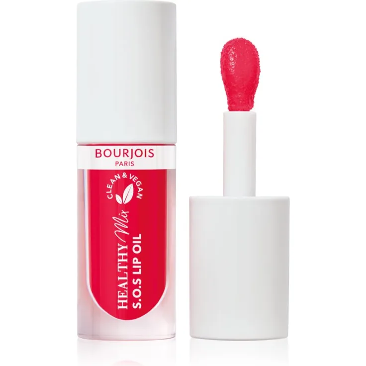 Bourjois Healthy Mix S.O.S Lip Oil, Lippenöl mit feuchtigkeitsspendender Wirkung, Farbton 03 Straw’Bisous, 4,5 ml