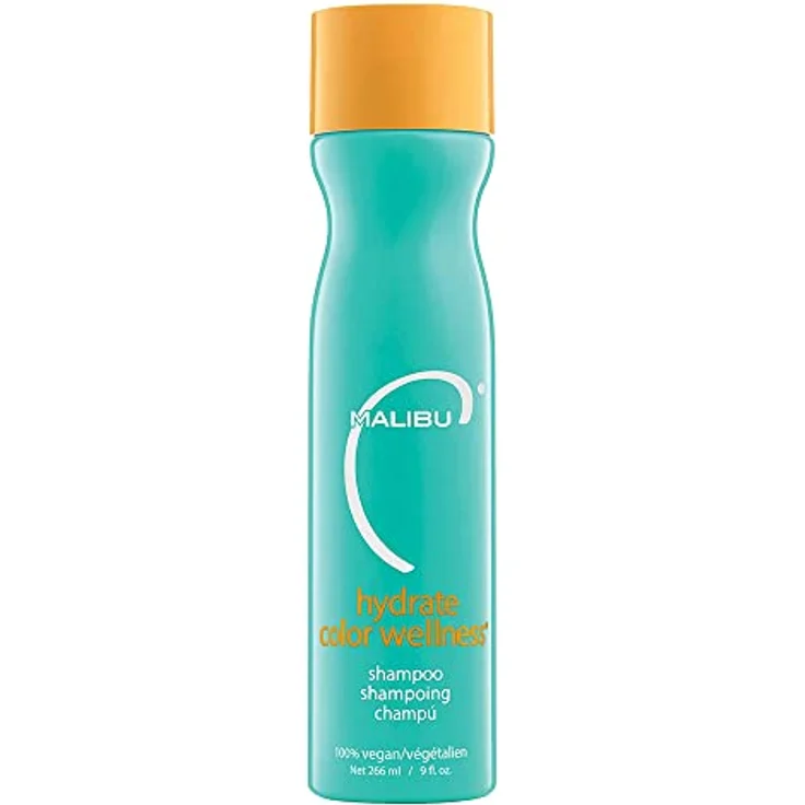 Malibu C Hydrate Color Wellness Shampoo (266 ml) - Feuchtigkeitsspendendes, farbpflegendes Shampoo mit veganer Vitamin-Komplex-Formel – Bild 1