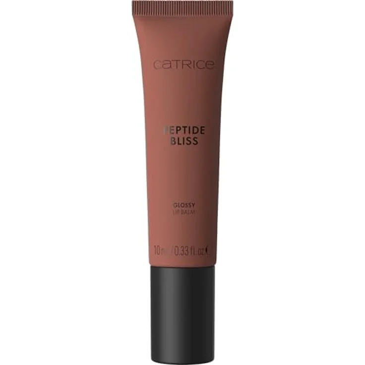 Catrice Peptide Bliss Glossy Lip Balm, feuchtigkeitsspendender Lipgloss, Nr. 050, Braun, vegan, ohne Konservierungsstoffe, 10ml – Bild 2