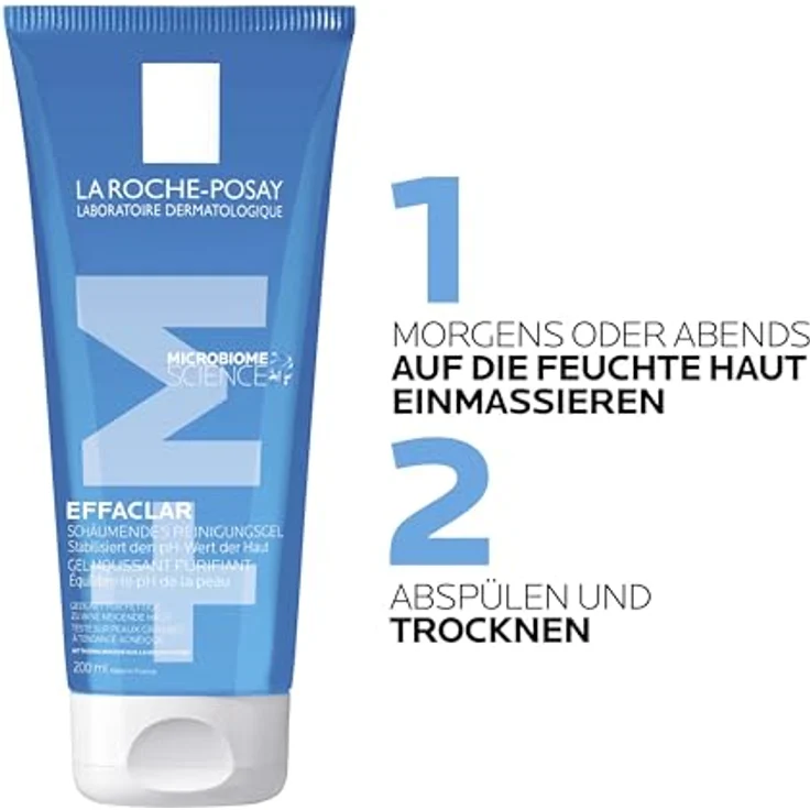 La Roche-Posay Effaclar Schäumendes Gesichtsreinigungsgel 200 ml mit reinigender Wirkung – Bild 6