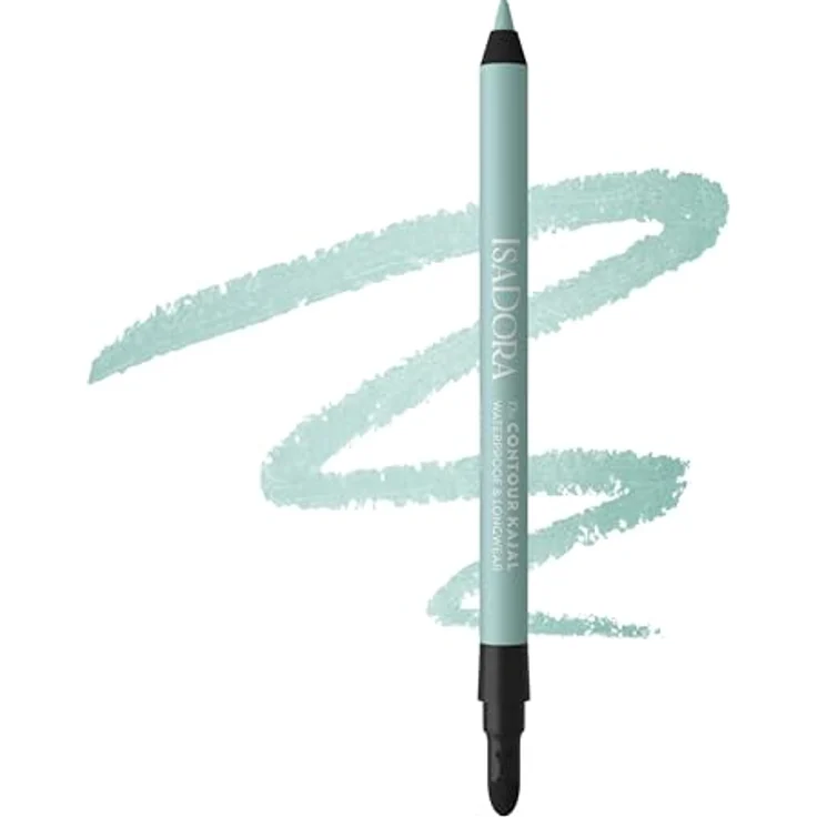 IsaDora The Contour Kajal Eyeliner, hochpigmentierter Augenkonturenstift, wasserfest, 1,2 g, Teal Mint – Bild 1
