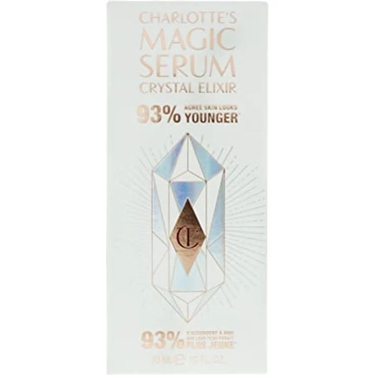 CHARLOTTE TILBURY Magic Serum Kristall-Elixier, volle Größe, 30 ml, Jugendlicher Glanz, Weiß – Bild 2