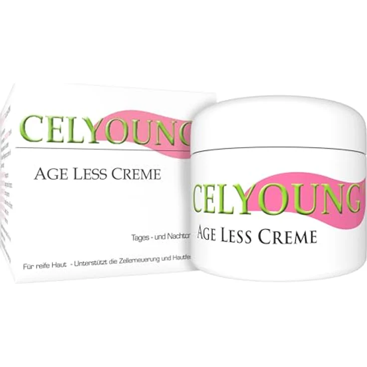 Celyoung Age Less Creme + GRATIS Age Less Creme LSF50 - Reichhaltige Gesichtspflege für trockene bis normale Haut - 2x50 ml – Bild 4