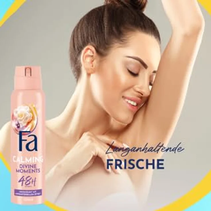 FA Deospray Divine Moments (1x 150ml), Deodorant mit wilder Kamelienblüte, Vegane Formel, stoppt Bakterien, ohne Aluminiumsalze – Bild 7