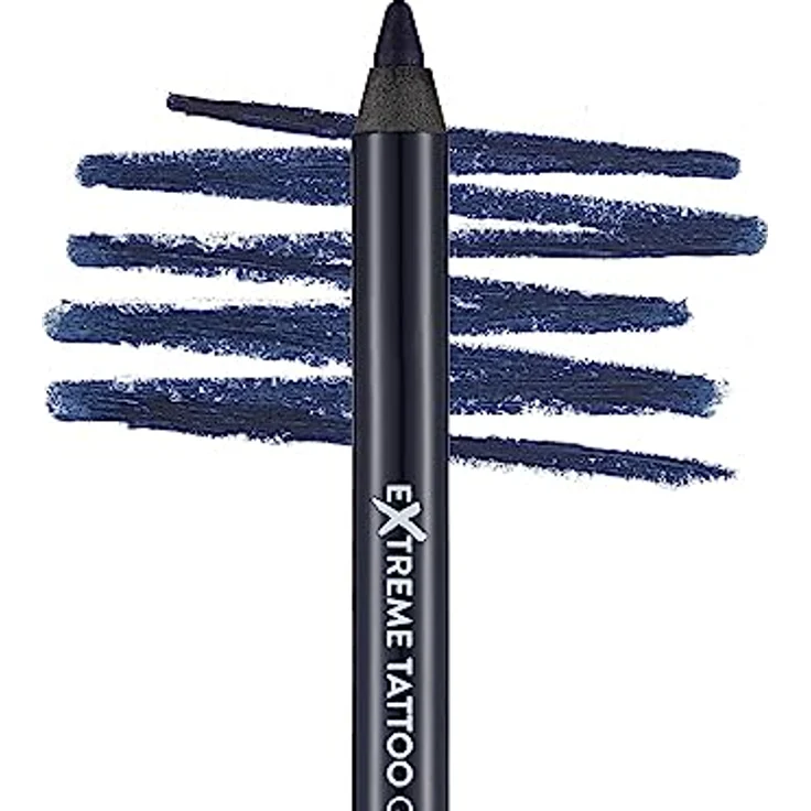 flormar Extreme Tattoo Gel Pencil wasserfester Gel-Stift für die Augen, Farbton 04 Intense Blue, 1,2 g, präzise Linien mit intensiver Farbe – Bild 2