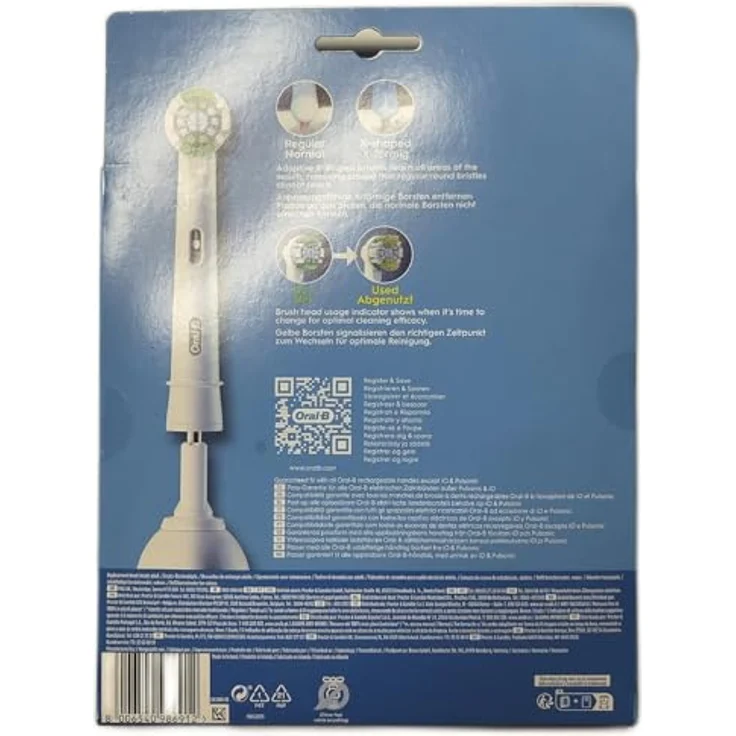 Oral-B Pro Precision Clean Ersatzbürstenköpfe, 10 Köpfe mit X-förmigen Borsten für effektive Plaque-Entfernung – Bild 2
