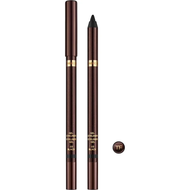 TOM FORD Gel Eyeliner 1,2 g - Cremiger, verblendbarer Eyeliner in Schwarz für dramatische Augenblicke