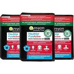 Garnier Hautklar PureActive Feste Reinigung Mit Kohle je 100g Gesicht Körper, 1 Packung, 96% natürliche Inhaltsstoffe