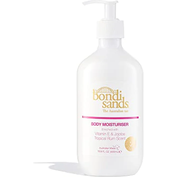 Bondi Sands Tropical Rum Body Moisturizer, 500 ml, feuchtigkeitsspendende Bodylotion mit Vitamin E und Jojoba, veganfreundlich und tierversuchsfrei – Bild 1