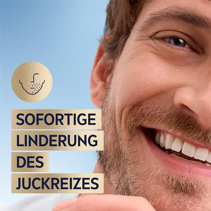 NIVEA MEN Sensitive Bart & Gesicht Pflegegel, alkoholfreies Pflege-Gel mit VitaminPRO Komplex, 50 ml – Bild 3