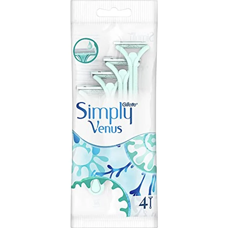 Gillette Venus 2 Simply Einwegrasierer für Damen 4 Stück – Bild 2