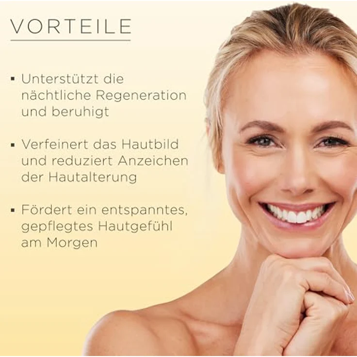 La Mer Vital Skin Nachtcreme, feuchtigkeitsspendende Anti-Aging Pflege mit Vitamin C zur hauttonausgleichenden Wirkung, ohne Duft – Bild 5