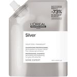 L'Oréal Professionnel Serie Expert Silver Shampoo, Anti-Gelbstich Haarshampoo für weißes, graues & blondiertes Haar, Violett-Pigmente, 500 ml - Refill