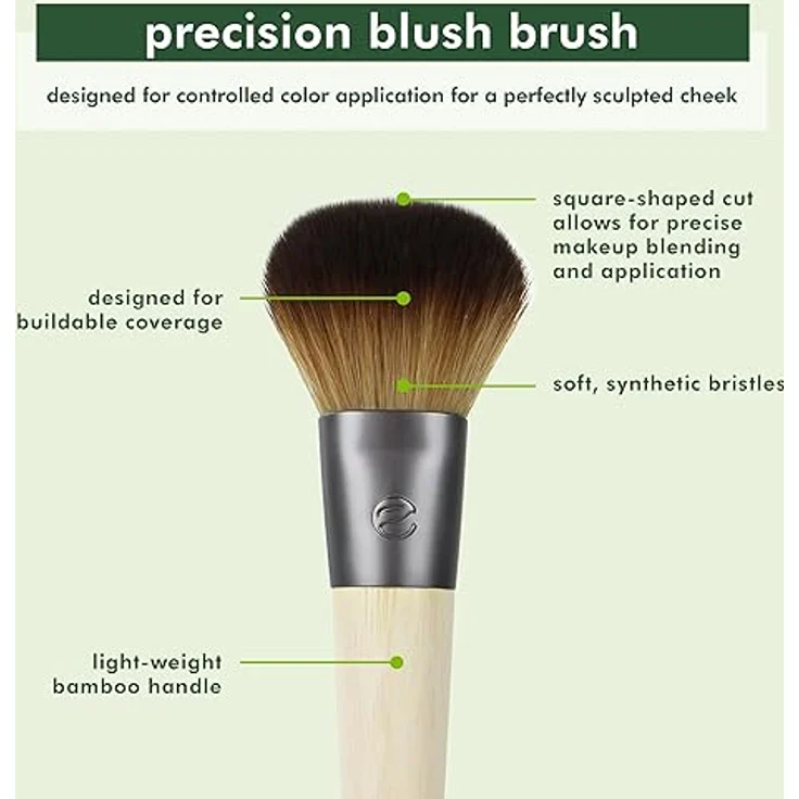 ECOTOOLS Precision Blush- Multiligual Make-up Pinsel, Dekorative Kosmetik Make-up Accessoires – Bild 3