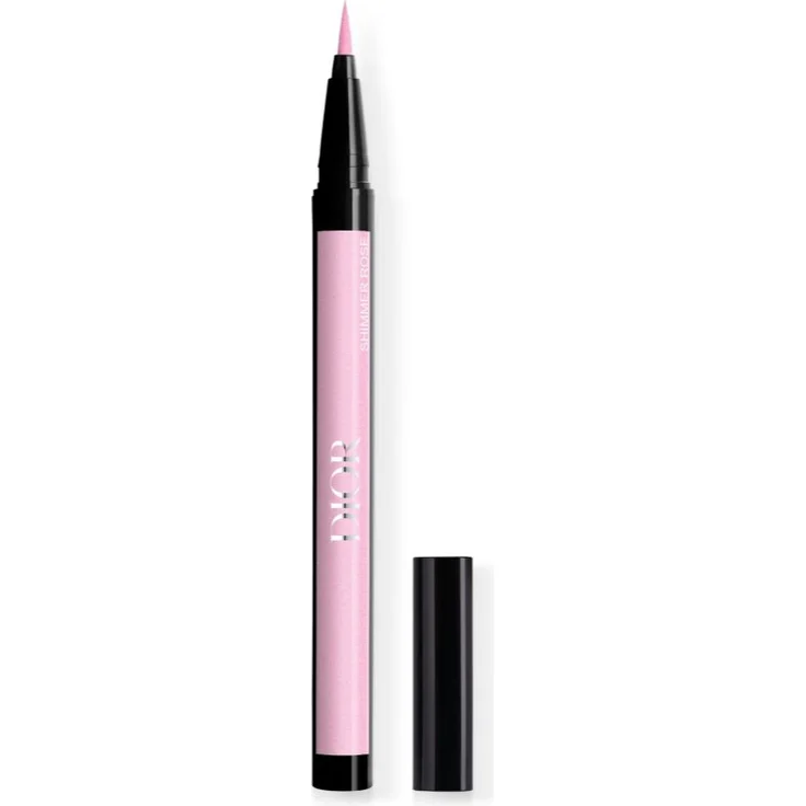 DIOR Diorshow Liquid Liner, wasserfester Flüssig-Eyeliner im Stift, Farbton 801 Shimmer Rose, 0.55 ml