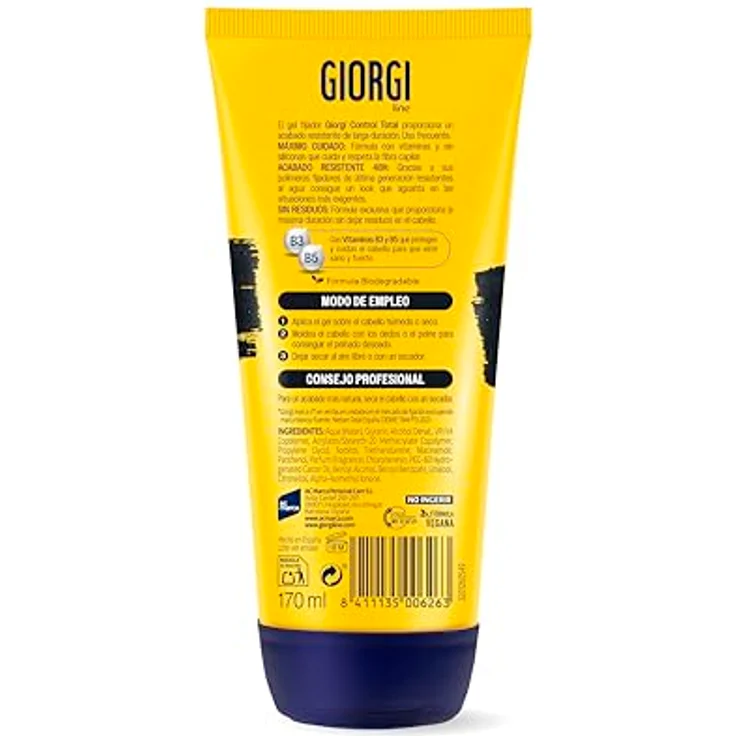 Giorgi Line Ultrastarker Haargummi, 48 Stunden Halt, 0% Silikone, wasserfeste Oberfläche, 5-170 ml – Bild 2