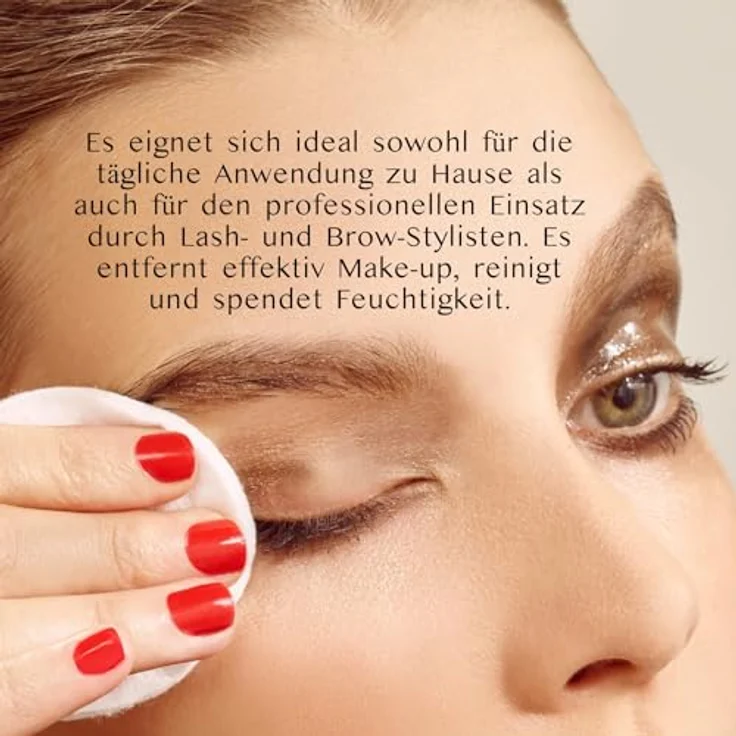Lovely Mizellenwasser 200 ml, Gesichtsreinigung für Wimpernverlängerung, hypoallergen, mit praktischem Pump-Spender – Bild 6