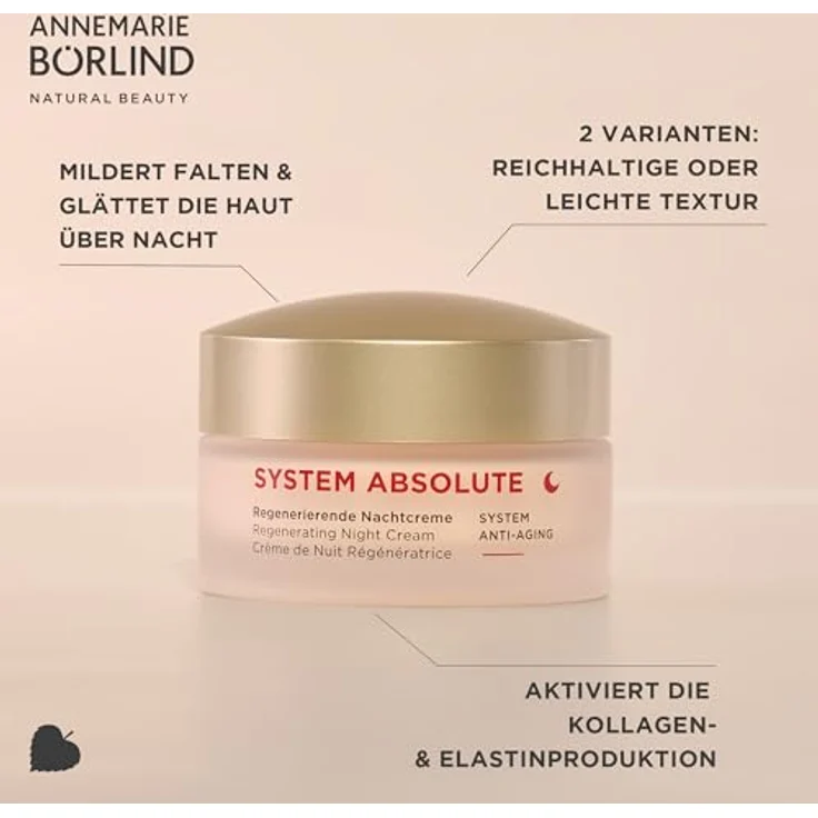 Annemarie Börlind System Absolute Regenerierende Nachtcreme 50 ml – Bild 3
