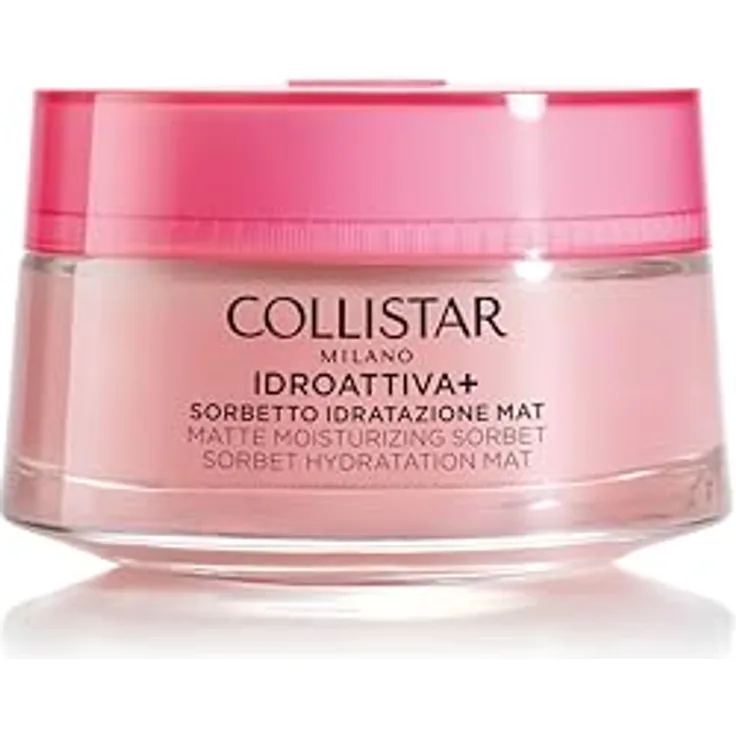 Collistar Idroattiva+ Sorbetto Idratazione MAT Gesichtscreme, 100H Feuchtigkeit, Leichte Textur, 50 ml, Ideal für Mischhaut und fettige Haut