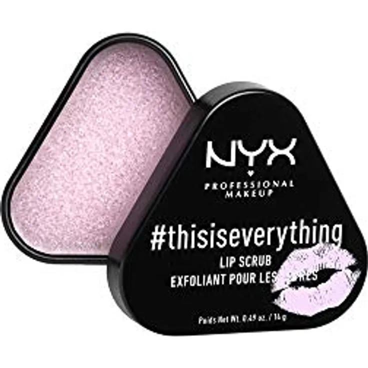 NYX Professional Makeup #thisiseverything Lippenpeeling, 14 g, pflegendes Lippenpeeling zur Entfernung abgestorbener Hautzellen und Förderung der Lippenhydratation
