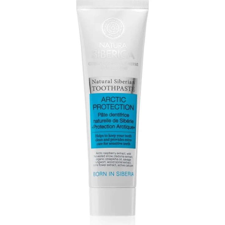 Natura Siberica Natural Siberian Arctic Protection, Zahnpasta für empfindliche Zähne mit natürlichen Extrakten, 100 g
