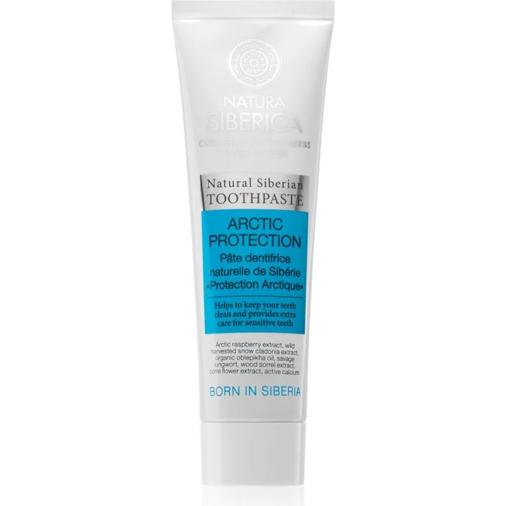 Natura Siberica Natural Siberian Arctic Protection, Zahnpasta für empfindliche Zähne mit natürlichen Extrakten, 100 g