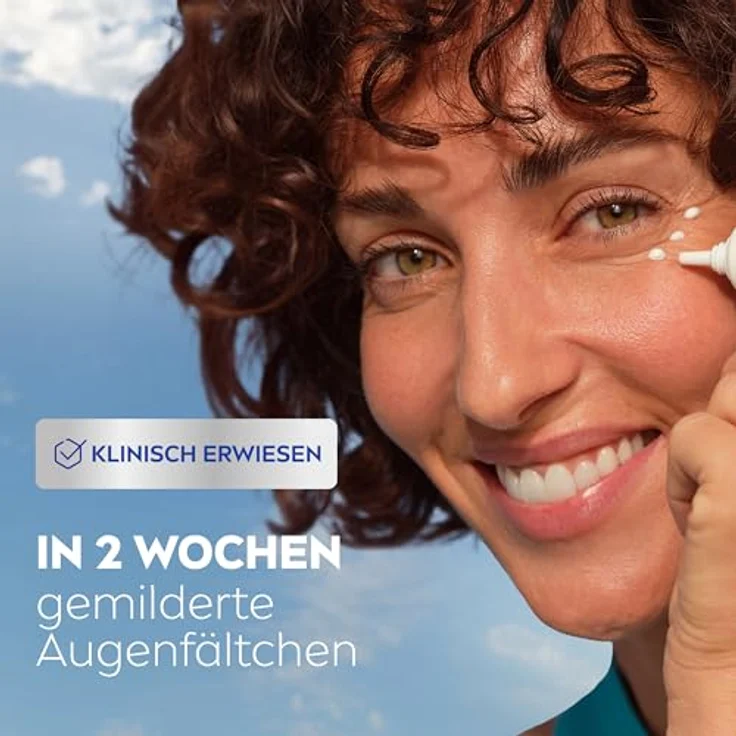 NIVEA Q10 Anti-Falten Augenpflege, POWER Extra Straffende Augencreme mit Q10, Kreatin und Glycostop, Feuchtigkeitscreme für alle Hauttypen, 15 ml – Bild 4