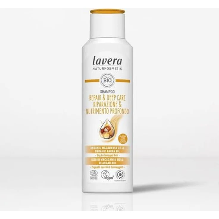 Lavera Organic Repair & Deep Care Shampoo, 250ml für trockenes Haar, geeignet für alle Haarfarben – Bild 2
