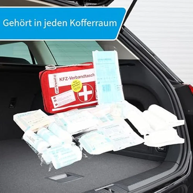 Cartrend KFZ-Verbandtasche, rot - Preisvergleich – Bild 4