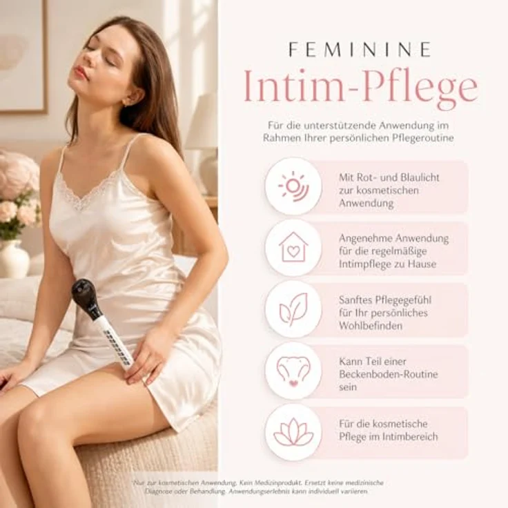 COOL-i ® Vaginaltrainer EMS-Gerät mit Lichtanwendung, ergonomisches Design aus Silikon für Intimbereichstraining – Bild 4