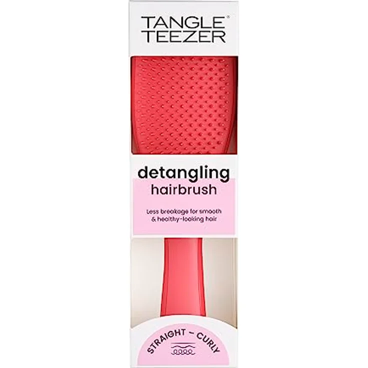 Tangle Teezer | The Wet Detangler Hairbrush for Wet & Dry Hair | For All Hair Types | Eliminates Knots & Reduces Breakage | Pink Punch – Bild 3