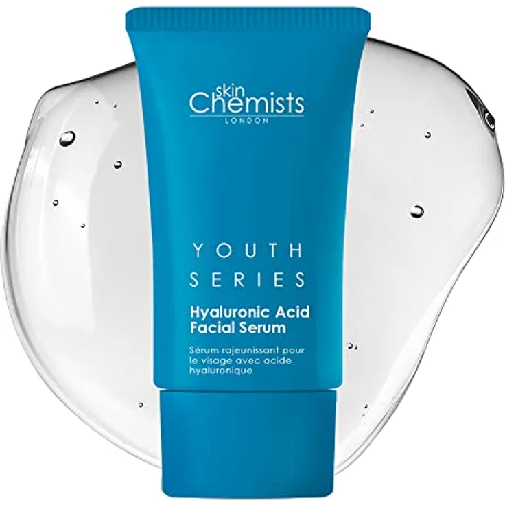skinChemists HYALURONIC ACID Facial Serum 30 ml | Anti-Aging-Formel mit 1,5% Hyaluronsäure, Aloe Vera und Vitamin E – Bild 2