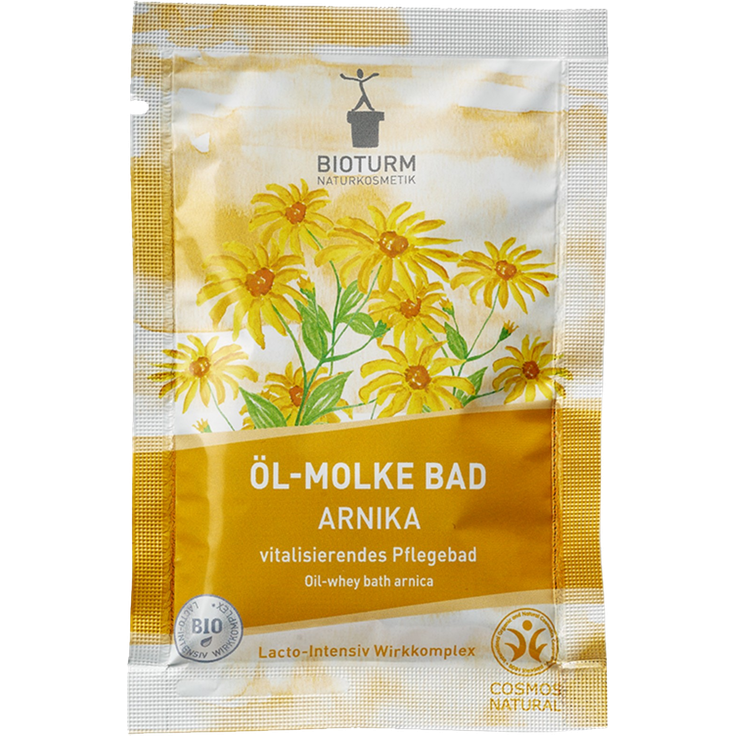 BIOTURM Öl-Molke Bad Arnika - 30 ml, mit Bio-Arnika-Extrakt und ätherischen Ölen von Wintergrün & Rosmarin zur Unterstützung von Muskeln und Gelenken