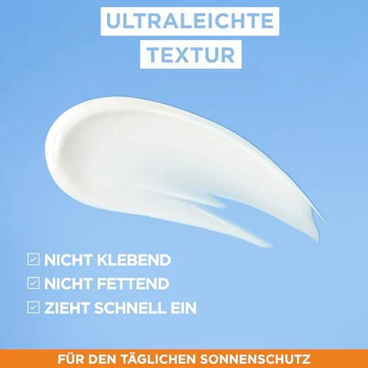 Garnier Anti-Age Super UV Sonnenschutz-Creme LSF 50, Gesichtspflege mit Hyaluronsäure und Niacinamid, 50 ml, hypoallergen, nicht fettend, Eco-Designed Tube – Bild 3