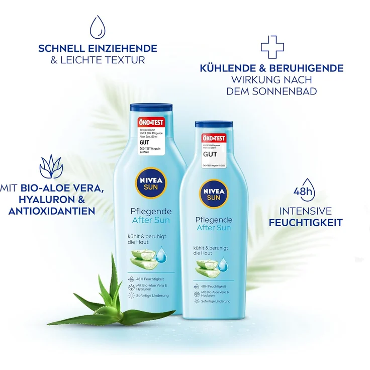 NIVEA SUN Pflegende After Sun 48h Feuchtigkeit After Sun Lotion 250 ml – Bild 3