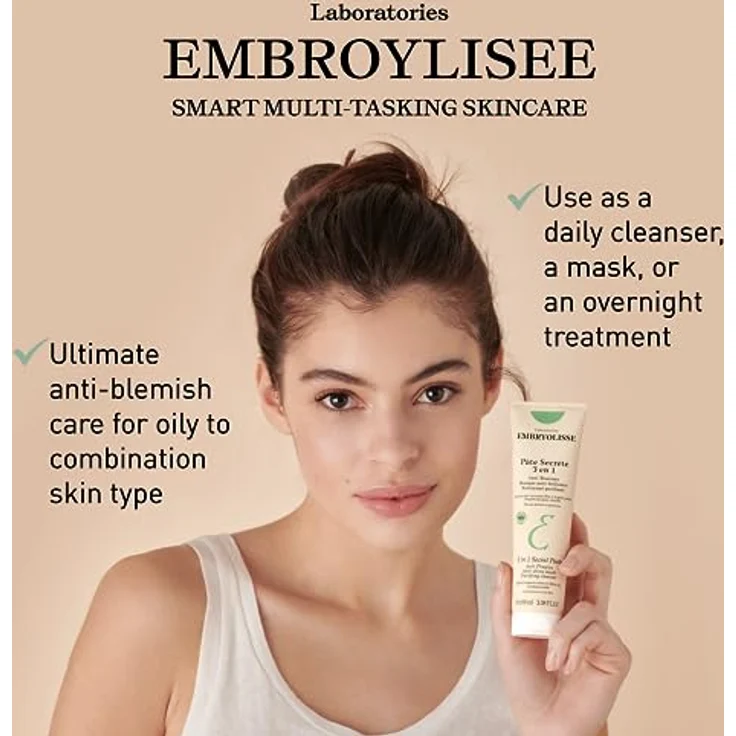 Embryolisse Secret Paste 3-in-1 Gesichtsmaske, 100 ml, Unisex – Bild 2