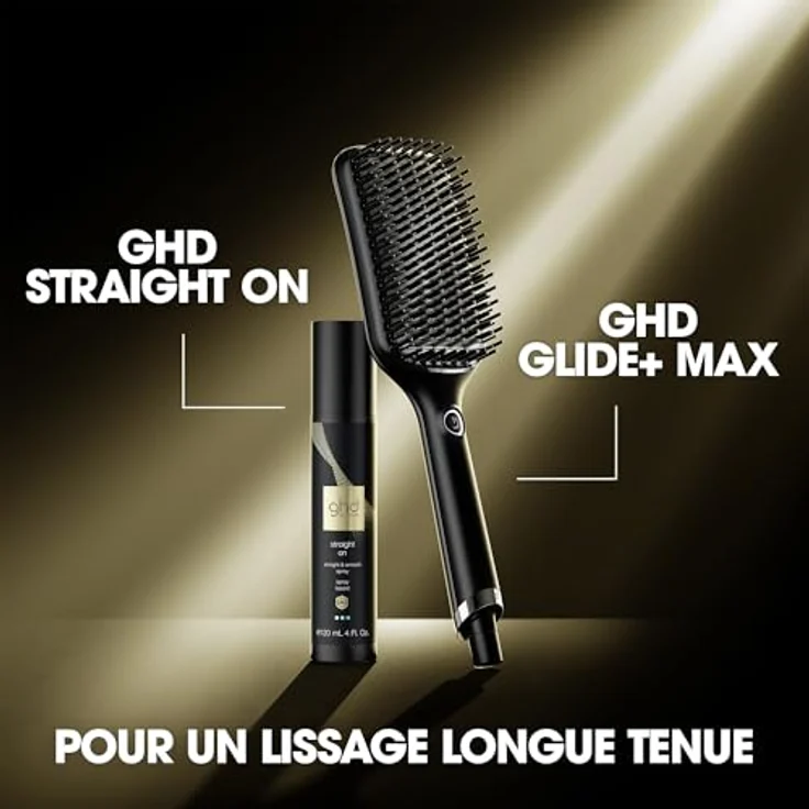 ghd glide+ max, Smoothing Hot Brush in Schwarz, Warmluftbürste mit Ionisator und optimierter Heiztechnologie für langes, dickes und lockiges Haar – Bild 7