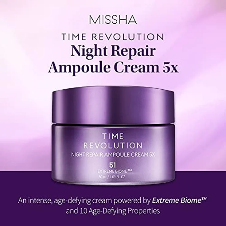 Missha Time Revolution Night Repair Probio Ampoule Tuchmaske 1 Stück – Bild 8