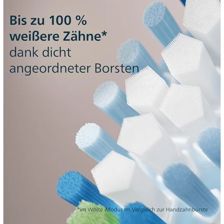 PHILIPS Sonicare C3 Premium Plaque Defense, Original Ersatzbürstenköpfe, Weiß, 4er-Pack, HX9044/87 – Bild 4
