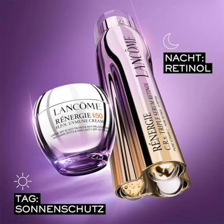Lancôme Rénergie CRX Triple Serum Retinol, Gesichtsserum mit Faltenreduzierung und einheitlichem Hautton, 50 ml – Bild 6