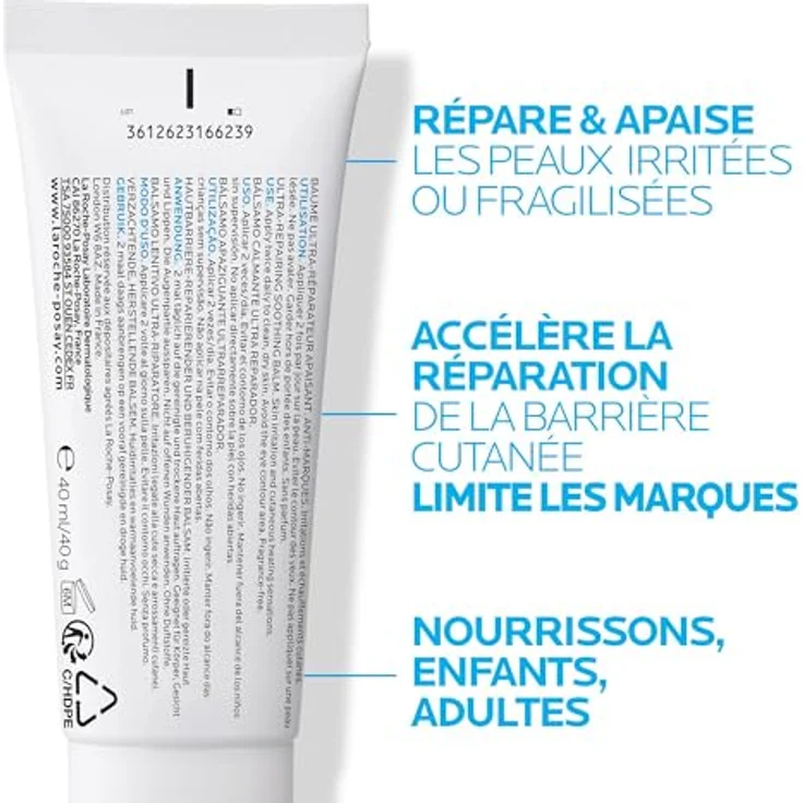 La Roche-Posay Cicaplast Baume B5 Ultra-Repairing Soothing Balm Beruhigender und regenerierender Körperbalsam 100 ml – Bild 3