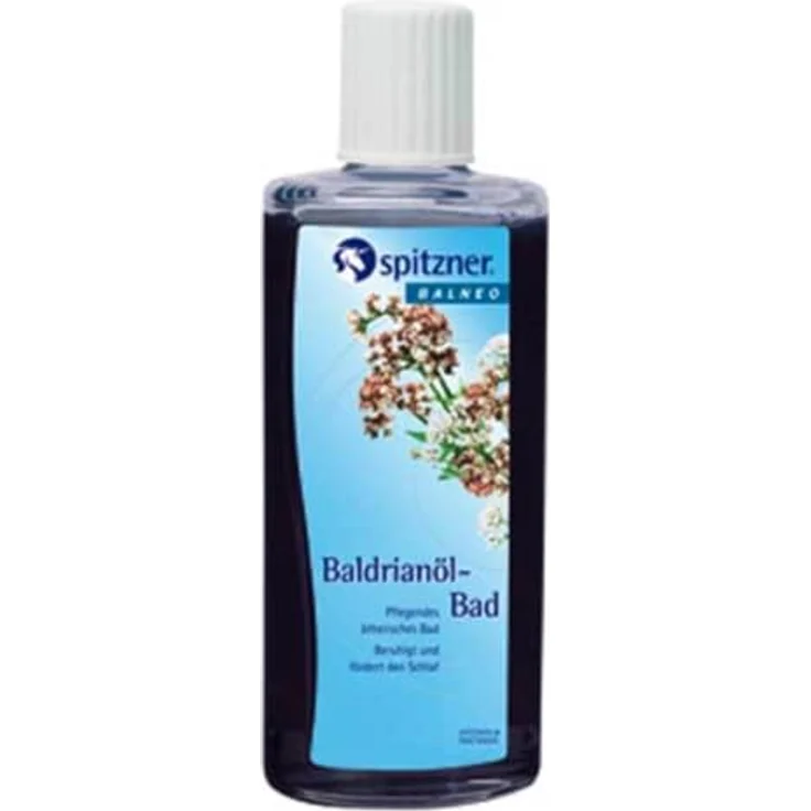 SPITZNER Balneo Baldrian Ölbad 190 ml, entspannendes Badeöl zur Stresslinderung