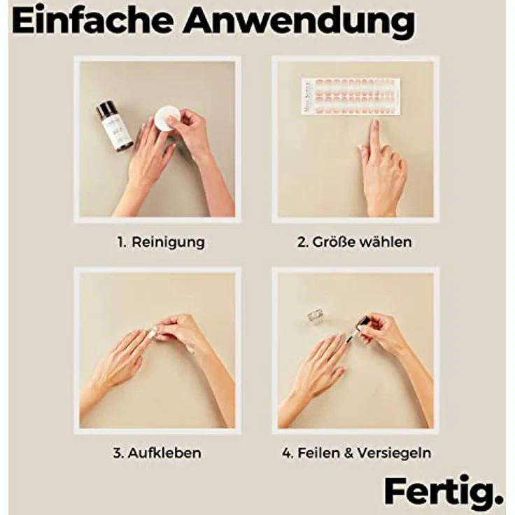 Miss Sophie Glossy Top Coat, Unter- und Überlack für Nagelfolien, 12 ml – Bild 6
