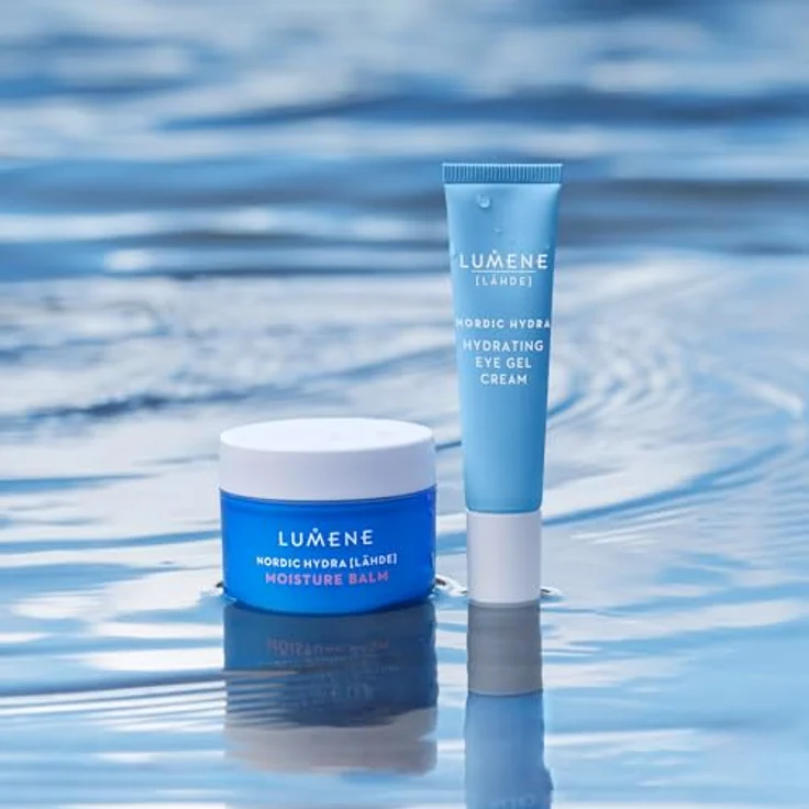 Lumene Nordic Hydra [Lähde] Hydrating Eye Gel Cream, 20 ml, innovative Gelcreme für 72 Stunden Feuchtigkeitsboost, vegan, duftstofffrei – Bild 4
